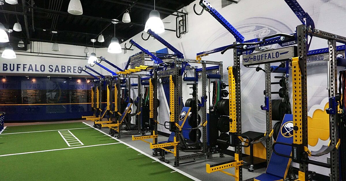 Buffalo Sabres Weight Room | Sorinex Exercise Equipment