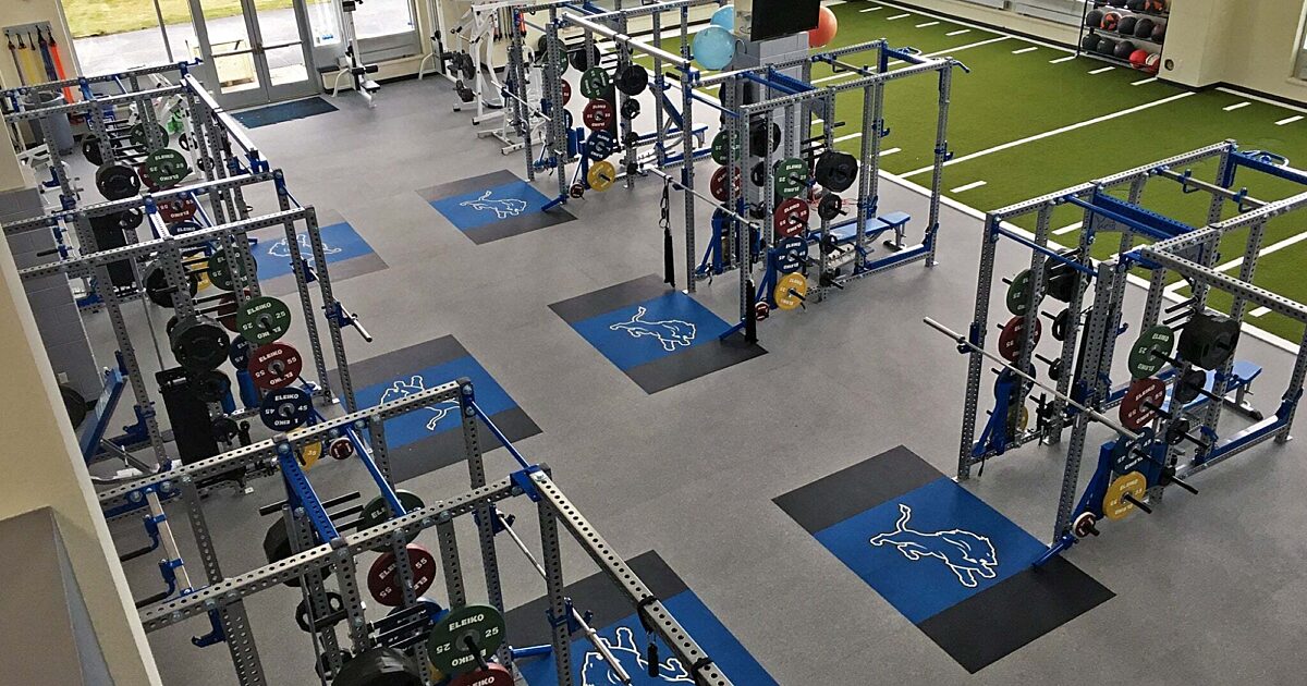 Detroit Lions Weight Room | Sorinex Exercise Equipment