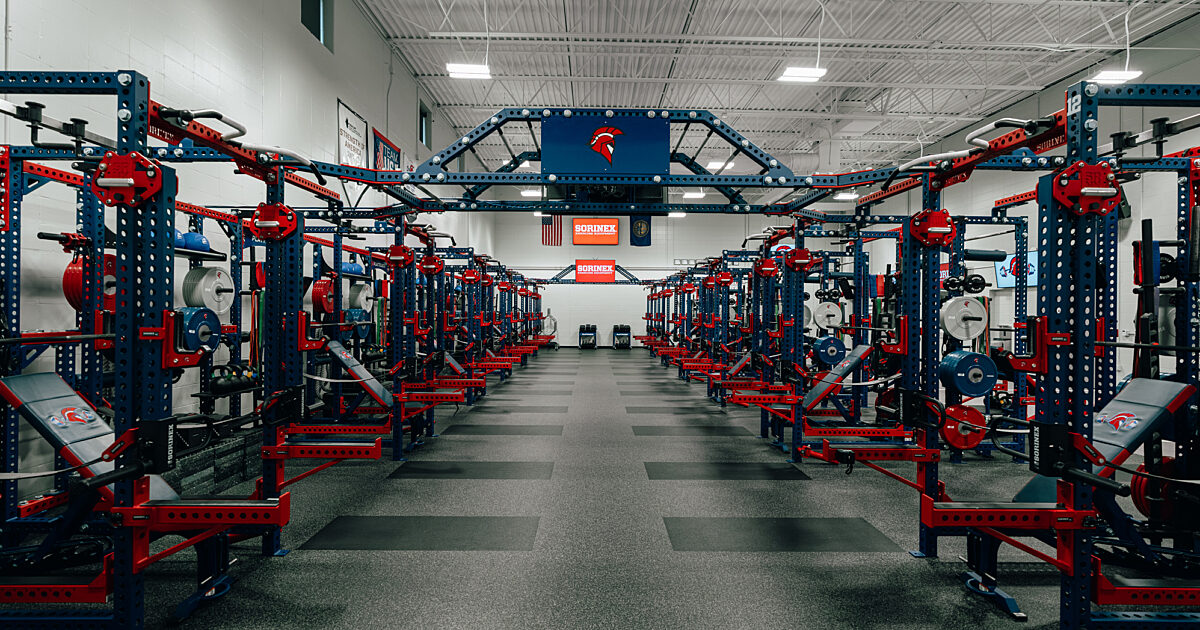 Platteview High School Weight Room | Sorinex Exercise Equipment